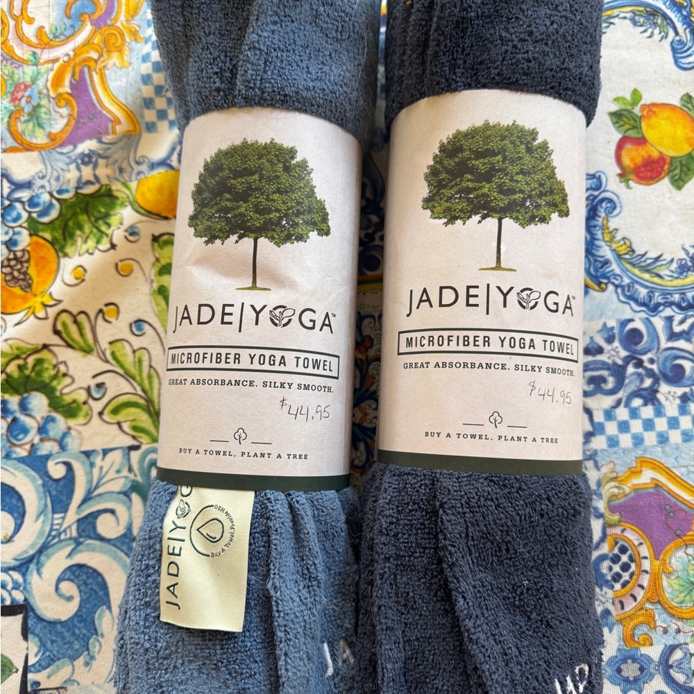 NWT Jade Yoga Microfiber Towels - Deep Blue